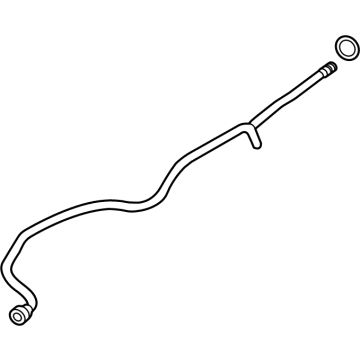 OEM 2021 BMW X3 OIL COOLER LINE SUPPLY THERM - 17-22-8-602-405