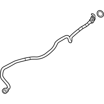 OEM BMW X3 OIL COOLER LINE RETURN THERM - 17-22-8-602-404