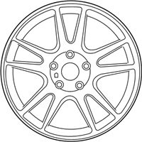 OEM 2014 Infiniti Q60 Aluminum Wheel - D0C00-1A35B