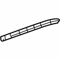 OEM Acura MDX Seal, Left Rear Door Side Sill - 72867-STX-A01