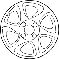 OEM 1998 Nissan Altima Wheel-Aluminum - 40300-9E600