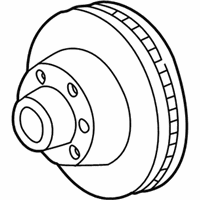 OEM 2002 Ford F-250 Super Duty Rotor - F81Z-2C026-EA