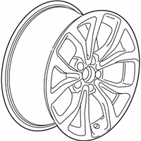 OEM 2016 Cadillac ATS Wheel - 23243332