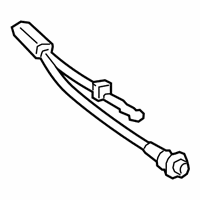 OEM 2017 BMW 740e xDrive BATTERY CABLE, NEGATIVE, IBS - 61-21-8-736-083