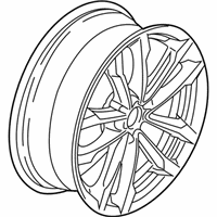 OEM 2021 BMW X3 Light Alloy Disc Wheel Reflexsilber - 36-11-6-877-325