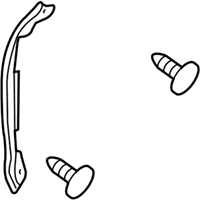 OEM 2011 Lexus GS450h Weatherstrip, Front Door, No.3 LH - 67866-30041