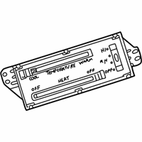 OEM 1995 Dodge B3500 Climate Control Module - 3848654