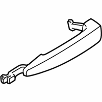 OEM BMW 128i Door Handle, Left - 51-21-7-207-555