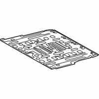 OEM Lexus GX470 Pan, Rear Floor - 58311-60631