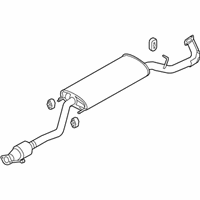 OEM 2015 Kia Sorento Center Muffler Complete - 286001U200