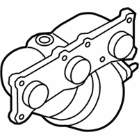 OEM 2010 BMW 328i Exchange. Exhaust Manifold With Catalyst - 18-40-7-646-693