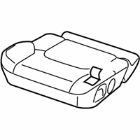 OEM 2011 Nissan Pathfinder Cushion Assy-Front Seat - 87350-ZS25C