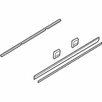 OEM 2010 Hyundai Sonata Moulding Assembly-Waist Line Rear Door, RH - 87722-3K500