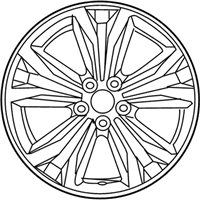 OEM Lexus Wheel, Disc - 42611-48851
