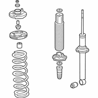 OEM 2006 Honda Accord Shock Absorber Assembly, Rear - 52610-SDP-A13