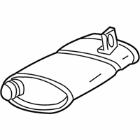 OEM 2001 Chevrolet Cavalier Exhaust Muffler Assembly (W/ Tail Pipe) - 89047810