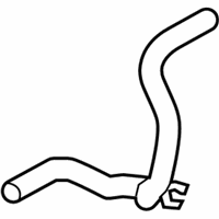 OEM 2017 Lexus NX200t Hose, Sub-Radiator - 16554-36011