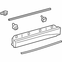 OEM 2020 Lexus UX200 MOULDING Sub-Assembly, R - 75075-76010