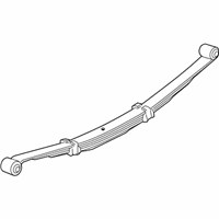 OEM 2009 Hummer H3 Leaf Spring - 94737979