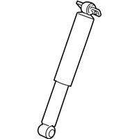 OEM 2010 Hummer H3T Rear Shock Absorber Assembly - 94731814