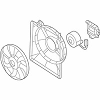 OEM 2014 Kia Sedona Blower Assembly-Radiator - 253804D970