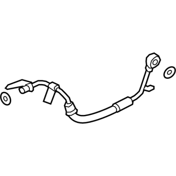 OEM BMW M850i xDrive Gran Coupe Coolant Line, Return From Turbocharger - 11-53-9-896-893