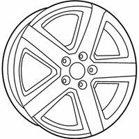 OEM 2014 Chrysler 200 Wheel Alloy - 1SP77XZAAB