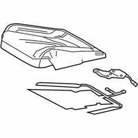 OEM 2021 Lexus UX250h Seat Sub-Assembly FR RH - 71101-76040-A3