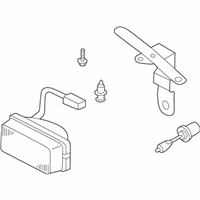 OEM 1998 Nissan Frontier Fog Lamp-LH - 26155-7Z025