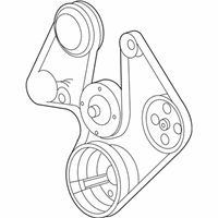 OEM 2010 Jeep Liberty Belt-SERPENTINE - 68038524AA