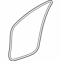 OEM Acura Seal, Driver Side (Graphite Black) - 72355-STX-305ZA