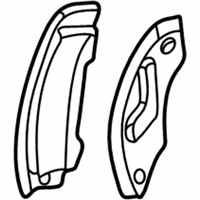 OEM 1997 Mercury Mountaineer Front Pads - 2L5Z-2001-AA