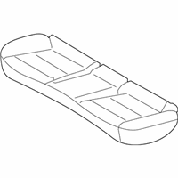 OEM 2019 Hyundai Ioniq Pad Assembly-Rear Seat Cushion - 89150-G2101