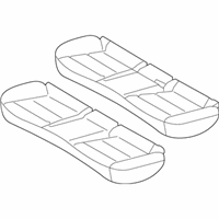 OEM 2022 Hyundai Ioniq CUSHION ASSY-RR SEAT - 89100-G2015-WSC