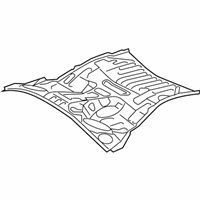 OEM 2022 Lexus RC F Pan, Center Floor - 58211-30401