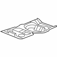 OEM Acura RDX Panel Set, Rear Floor - 04655-STK-A00ZZ