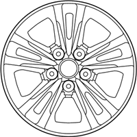 OEM Hyundai Elantra 16 Inch Wheel - 52910-F2200