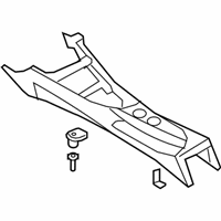 OEM 2011 BMW 135i Centre Console With Drink Holder - 51-16-9-193-395