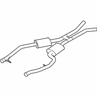 OEM BMW X5 Front Pipe - 18-10-7-558-647