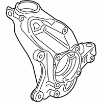 OEM 2016 BMW X1 Steering Knuckle, Left - 31-21-6-876-853