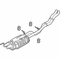 OEM 2019 Lincoln Navigator Muffler & Pipe - JL7Z-5230-B