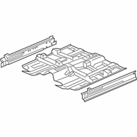 OEM Honda CR-V FLOOR, FR. - 65100-TLB-315ZZ