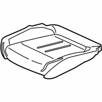 OEM 2021 BMW X6 FOAM PAD, SPORT SEAT - 52-10-9-474-469