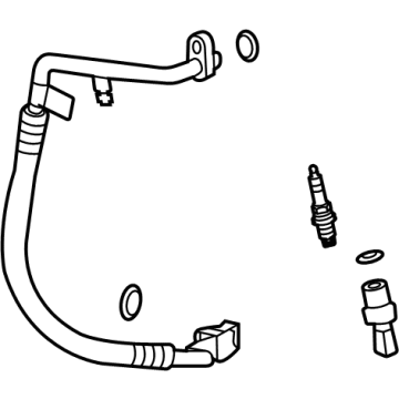 OEM 2021 Chevrolet Trailblazer Front AC Line - 60001750