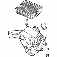 OEM 2003 BMW 325xi Intake Silencer - 13-71-7-501-971