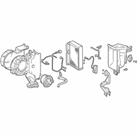 OEM Lexus Unit Assy, Cooling (Rear) - 88500-60020