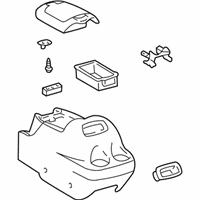 OEM 2004 Toyota Tundra Console Assembly - 58910-0C021-B0