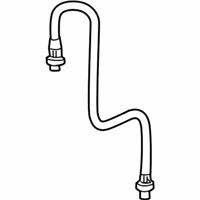 OEM 2009 BMW X5 Brake Hose Front - 34-30-6-887-451