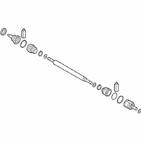 OEM 2018 Kia Optima Shaft Assembly-Drive, LH - 49500A8000