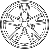 OEM 2014 Toyota Prius Plug-In Wheel, Alloy - 42611-47270